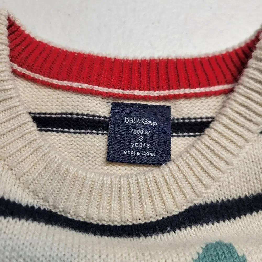 Baby Gap Striped Apple Sweater Dress Kids Dress School